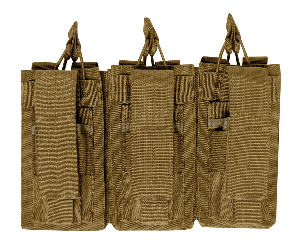 Condor Triple Kangaroo Airsoft Magazine Pouch – MOLLE Compatible, Elastic Bungee – 191233