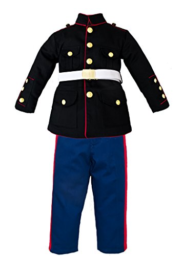 Trooper Clothing Boy's 3 Pc Marine Corp Dress Multi-color Uniform Set