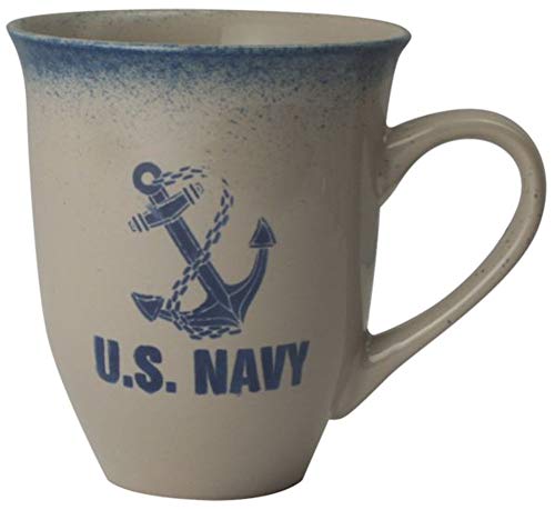 U.S. Navy Anchor Logo Cream Latte Coffee Mug
