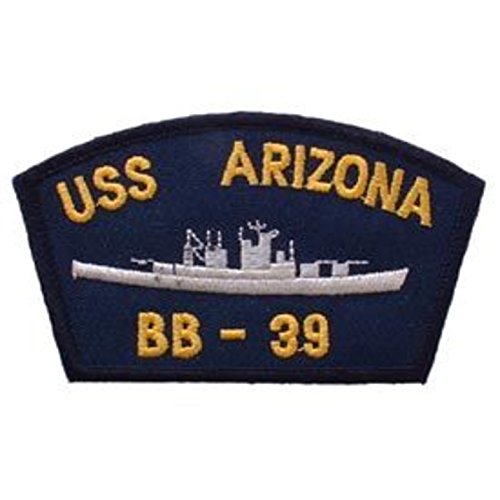 Eagle Emblems PM0227 Patch-USS,Arizona (3x5.25 inch) - CLEARANCE!