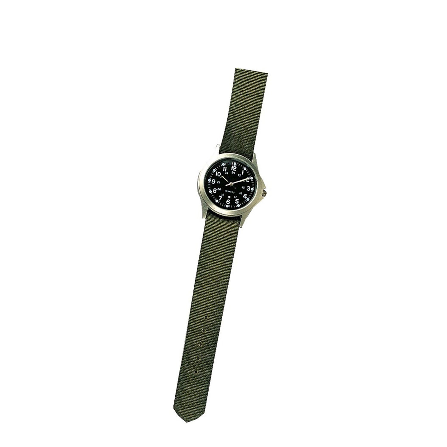 Rothco Military Style Quartz Watch Olive Drab