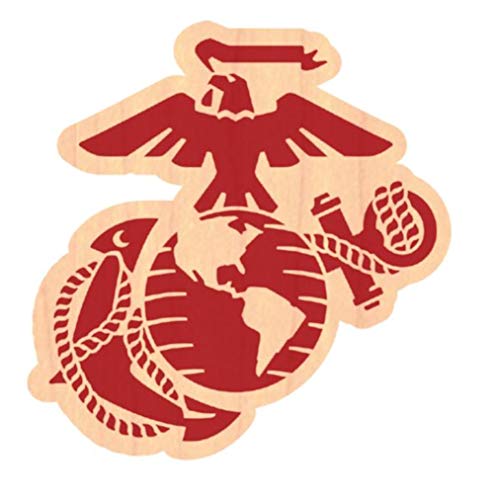 Mitchell Proffitt United States Marine Corps EGA Wooden Sticker