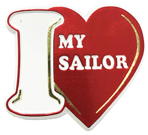 I (Heart) My Sailor Small Cut-Out Magnet