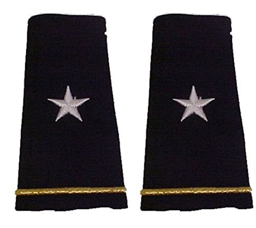 Army Uniform Epaulets - Shoulder Boards O-7 BRIGADIER GENERAL