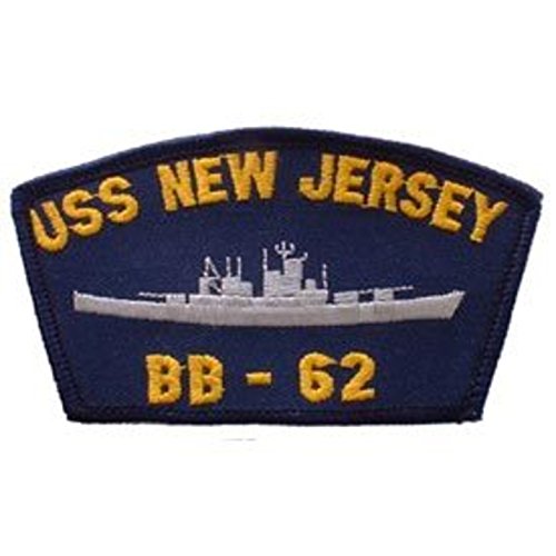 Eagle Emblems PM0226 Patch-Uss,New Jersey (3x5.25 inch)