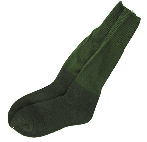 U.S. Army Men's Cushion Sole Socks - Stretch Type - Two-Tone O.D. GREEN
