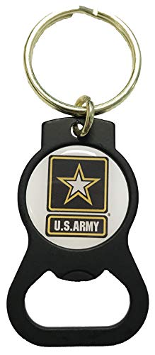 U.S. Army Star Bottle Opener Key Tag