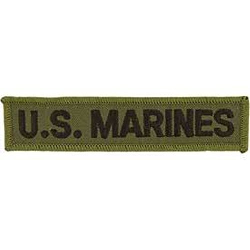 Eagle Emblems PM0094 Patch-USMC,Tab (Subdued) (1.25x5.25 inch)