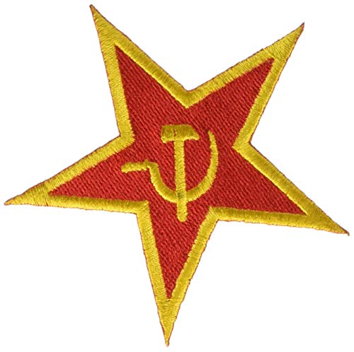 Eagle Emblems PM0174 Patch-Milt,Soviet, Russia Star (4 inch)