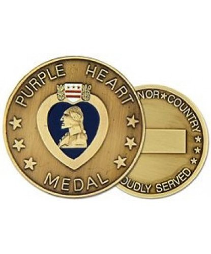 Purple Heart Challenge Coin (HMC 22326)