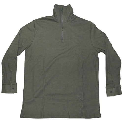 French F1 Tricot Shirt with Zipper Military Surplus - Olive Drab