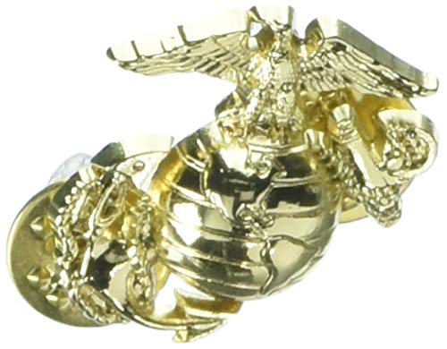 EagleEmblems P15135 Pin-USMC,Emblem,B1,Left Collar-Gold (1'')
