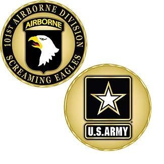 101st Airborne US Army Challenge Coin