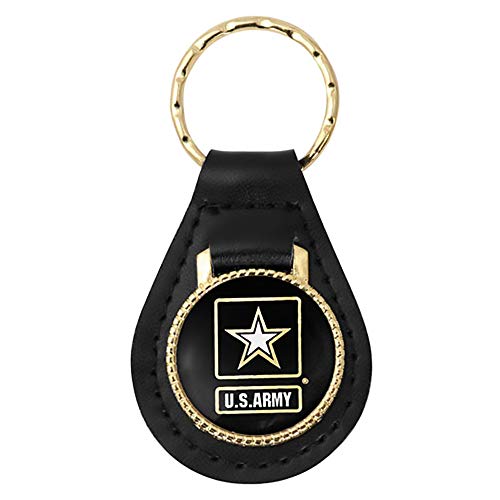 Mitchell Proffitt U.S. Army Star Logo on Leather Key Fob