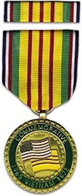 Vietnam War Commemorative Medal and Ribbon Set