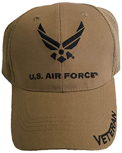 Eagle Crest U.S. Air Force Veteran Coyote Mesh Hat