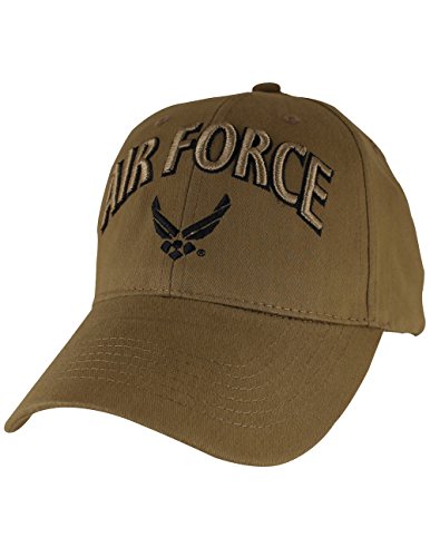 U.S. Air Force Wings Hat - USAF Coyote Brown Baseball Cap