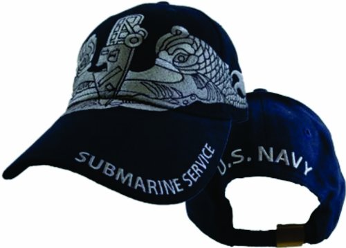 US Navy Submarine Service Enlisted Cap,Blue,One Size Fits Most