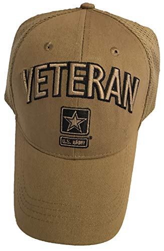 Eagle Crest U.S. Army Veteran Coyote Mesh Hat