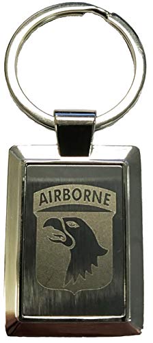 101st Airborne Logo Laser Etched Key Chain