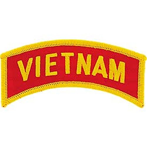 Eagle Emblems PM0093 Patch-Vietnam,Tab (Clr) (1x3.5 inch)