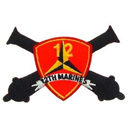 Eagle Emblems PM0578 Patch-USMC,12TH Mar. Rgt. (3.25 inch)