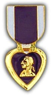 Purple Heart Mini Medal Small Pin