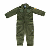 Trooper Kids Military Flight Suit with Patches - Sage Green