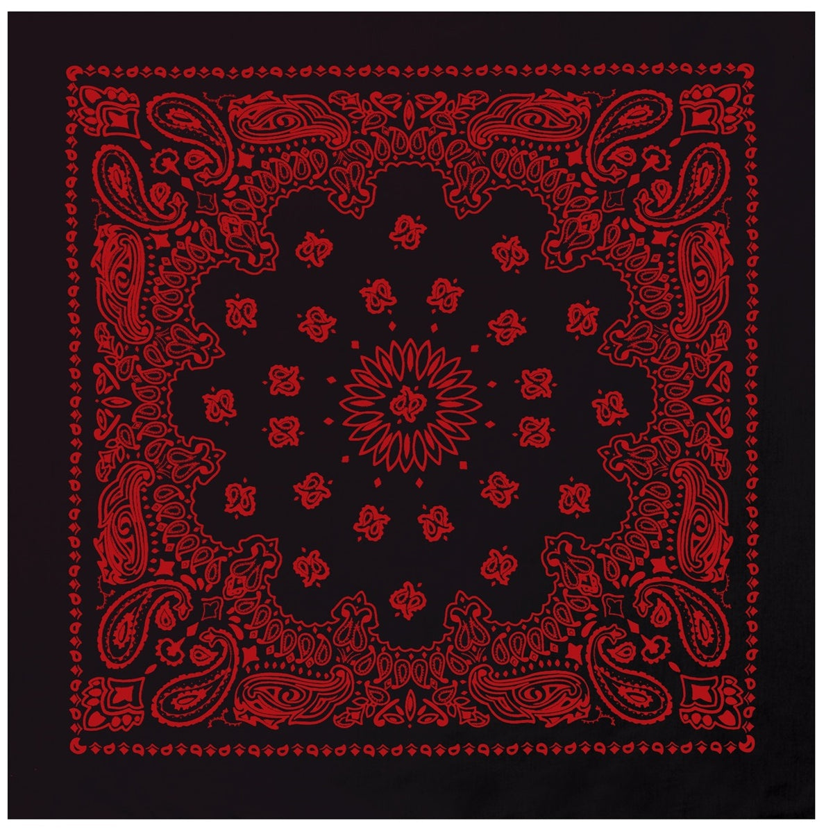 Rothco Trainmen Paisley Bandana – Extra-Large 27” X 27"