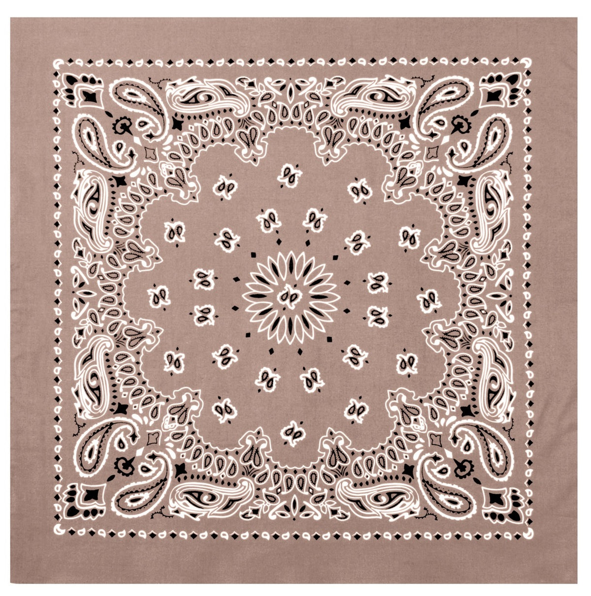 Rothco Trainmen Paisley Bandana – Extra-Large 27” X 27"