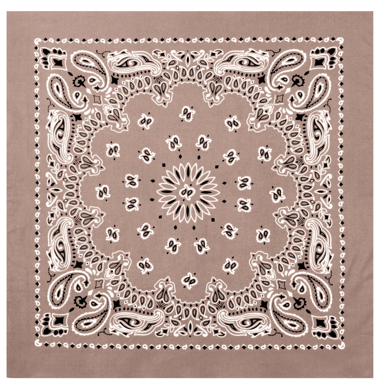 Rothco Trainmen Paisley Bandana – Extra-Large 27” X 27"