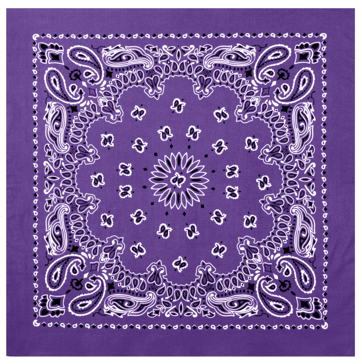 Rothco Trainmen Paisley Bandana – Extra-Large 27” X 27"