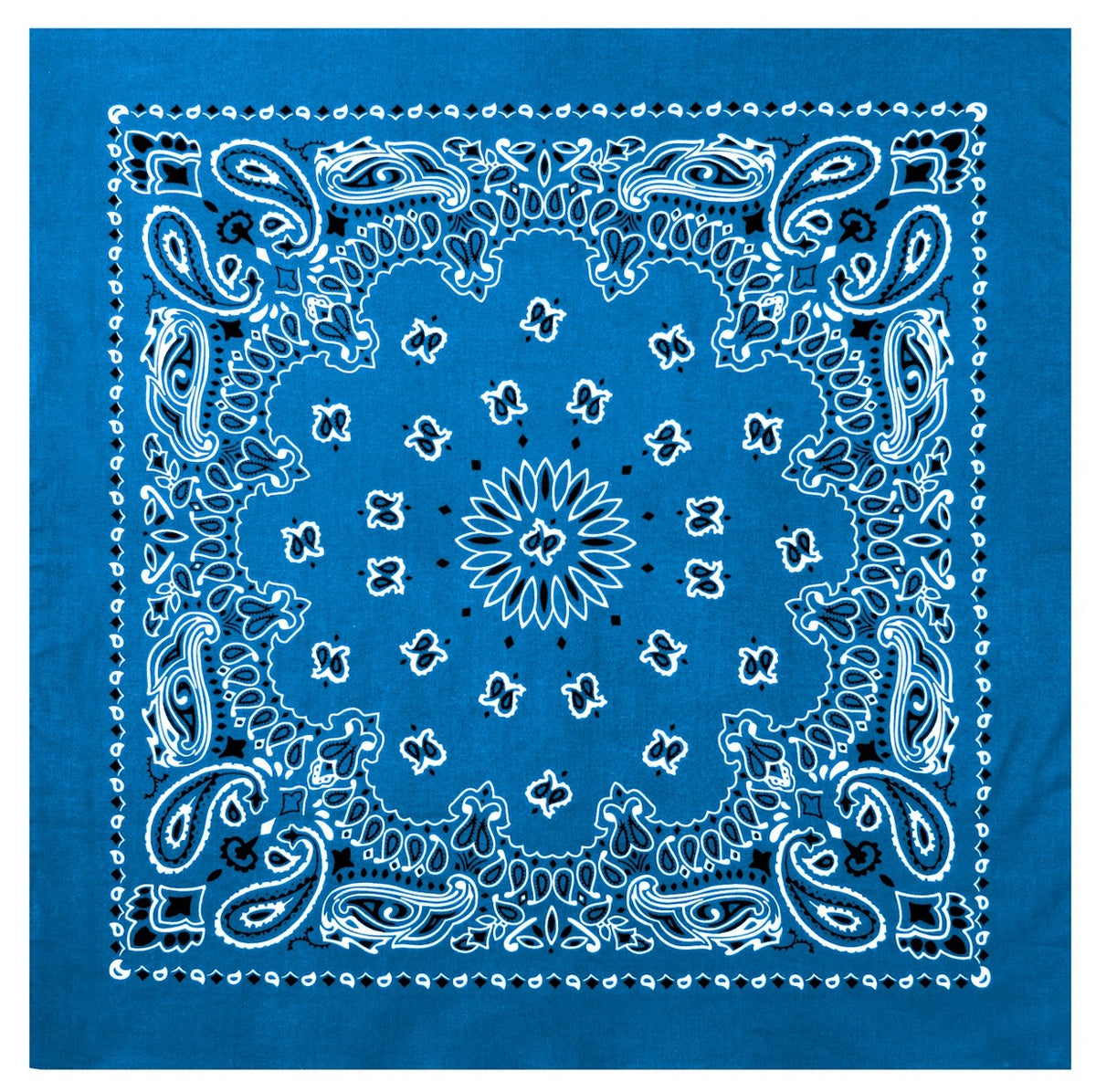 Rothco Trainmen Paisley Bandana – Extra-Large 27” X 27"