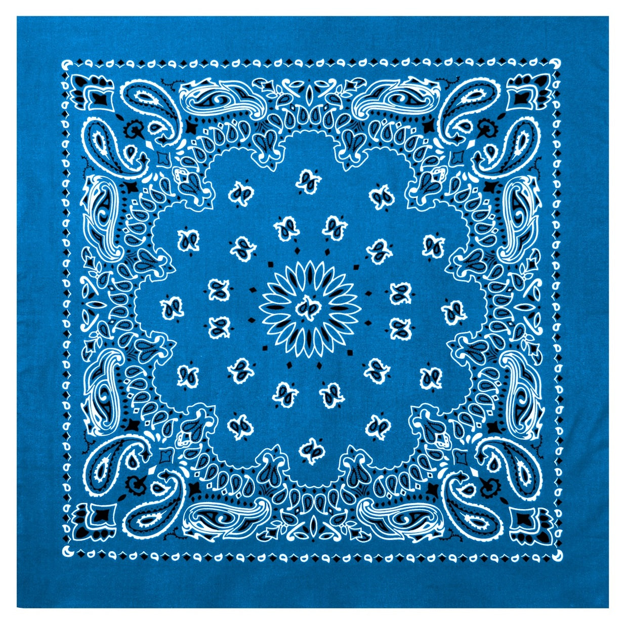 Rothco Trainmen Paisley Bandana – Extra-Large 27” X 27"