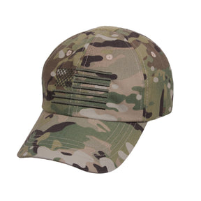 Rothco Tactical Operator Cap With U.S. Flag Multicam