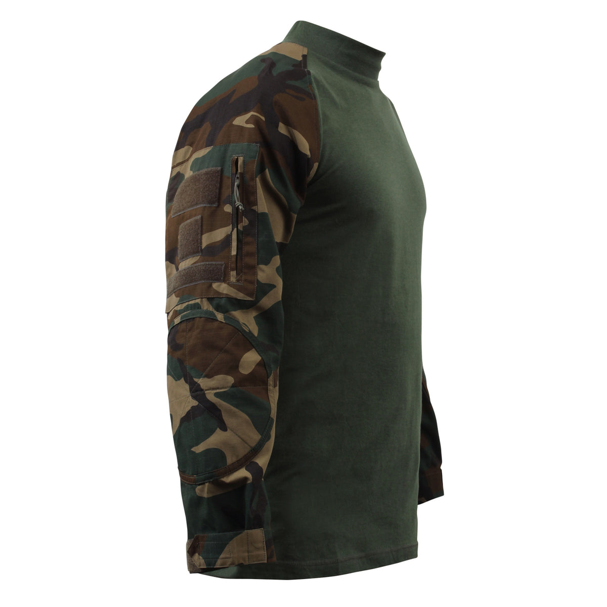 Rothco Tactical Airsoft Combat Shirt Woodland Camo