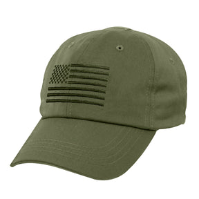 Rothco Tactical Operator Cap With U.S. Flag Olive Drab