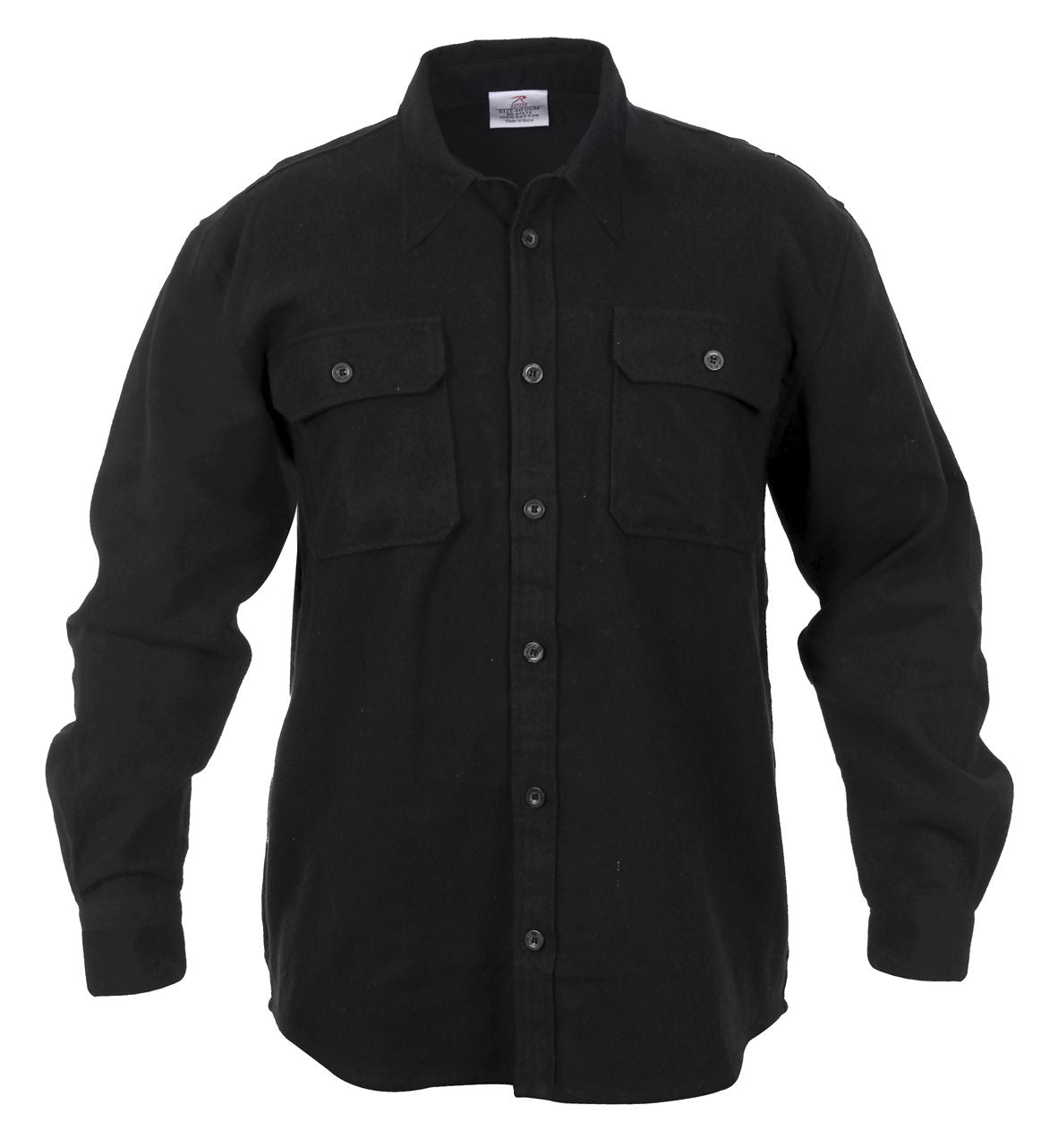 Rothco Heavy Weight Solid Flannel Shirt - Various Colors