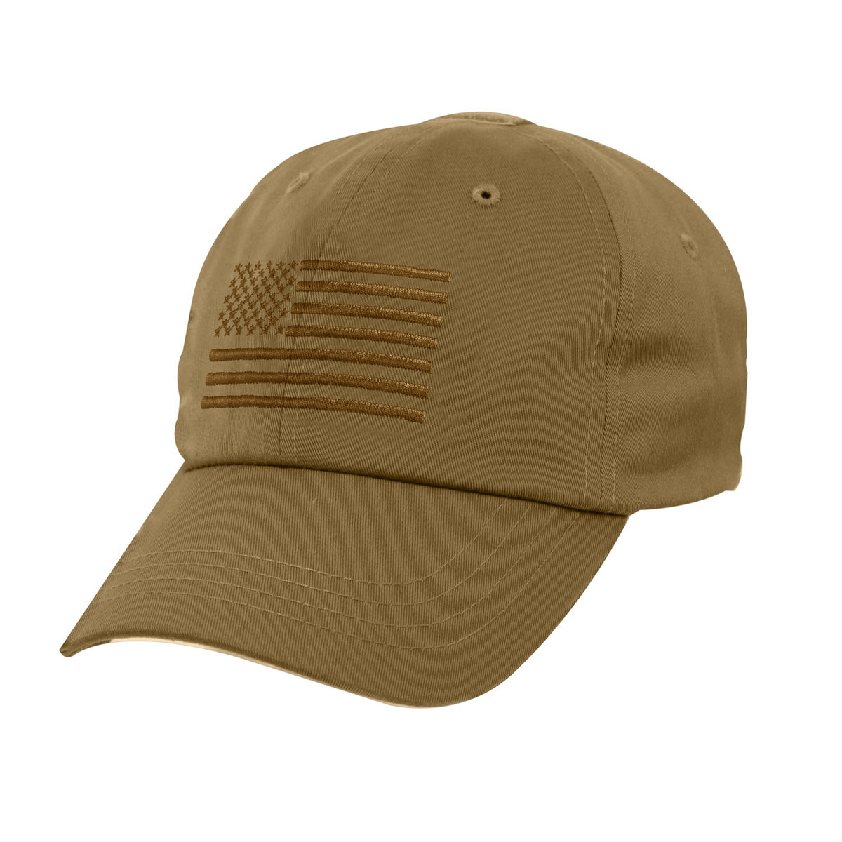 Rothco Tactical Operator Cap With U.S. Flag Coyote Brown