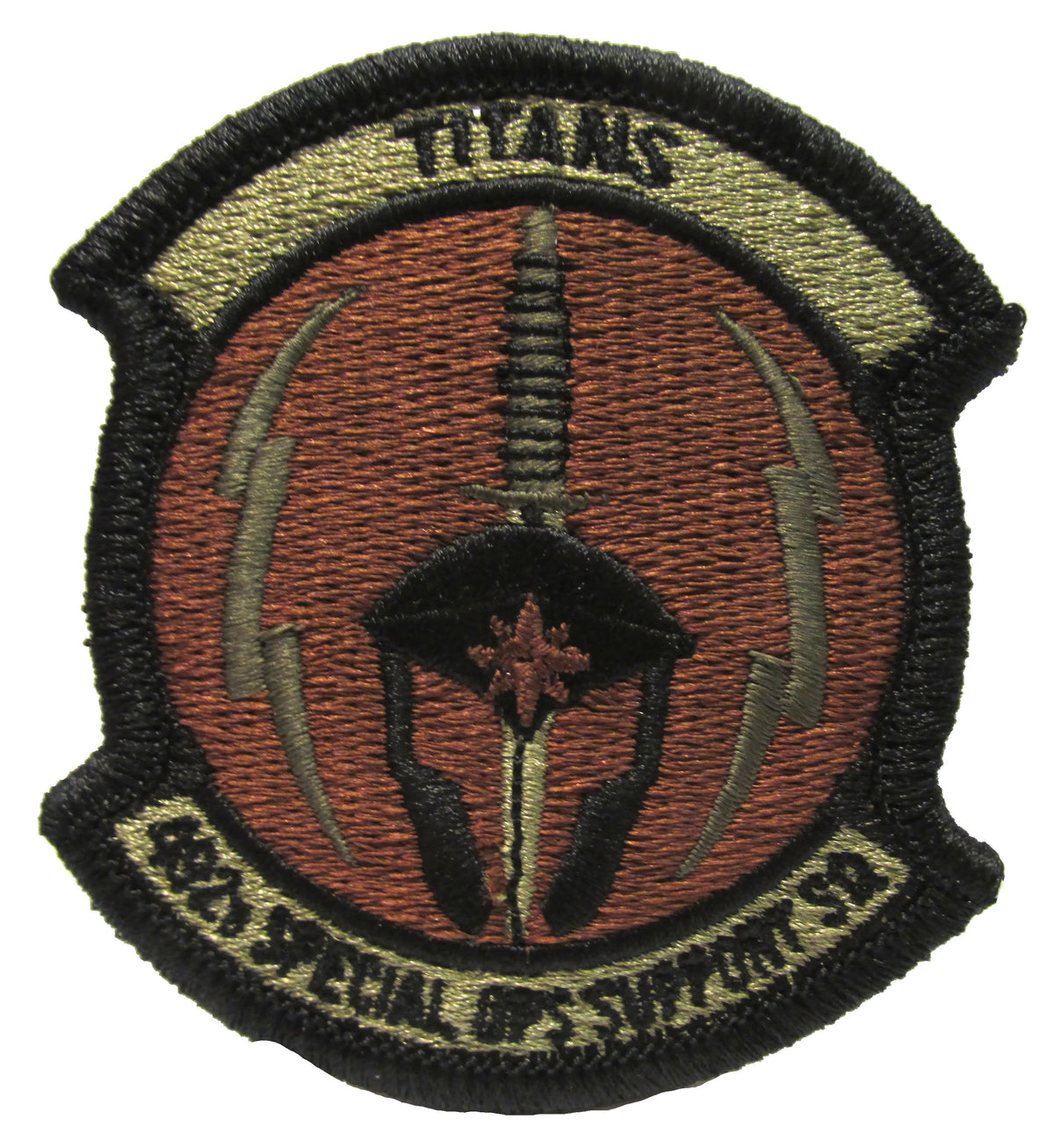 492nd Special Operations Support Squadron OCP Patch - Spice Brown