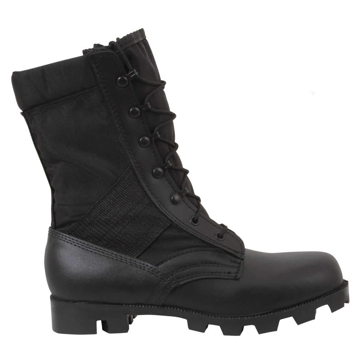 Black Combat Boots Rothco  Mens SZ 7 R box 16 Rothco 6R Black Military Combat Boots Lace up Moto Grunge  main image 4
