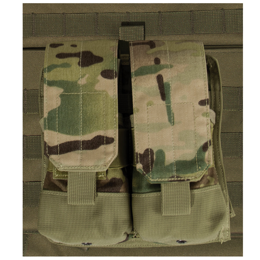 Rothco Universal Double Mag Rifle Pouch - MOLLE Compatible, Holds 4 AR Or 2 AK Mags, Hook & Loop Closure - View #9