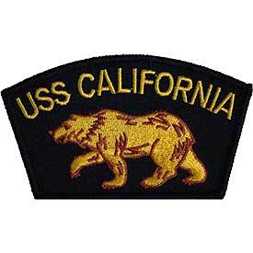 Eagle Emblems PM0232 Patch-Uss,California (3x5.25 inch) - CLEARANCE!