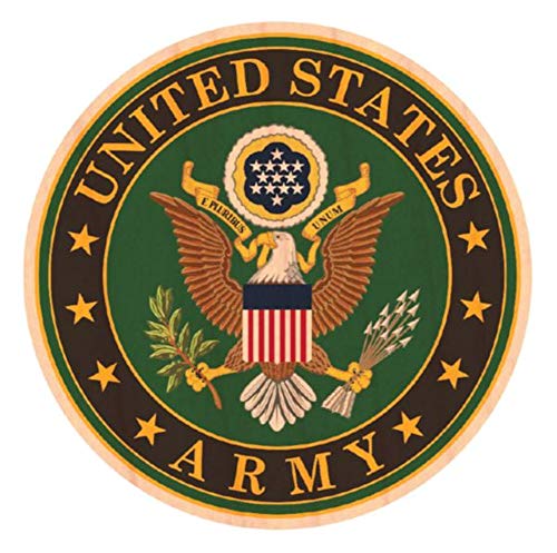 Mitchell Proffitt U.S. Army Crest Wooden Sticker