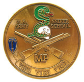 USA Sniper School Challenge Coin