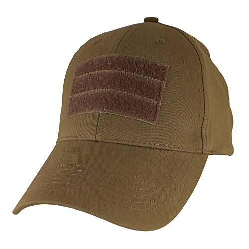 Eagle Crest Blank Baseball Hat With Hook and Loop Front, Coyote Brown