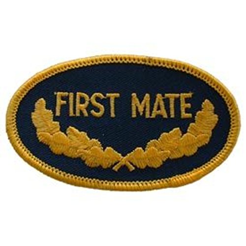 Eagle Emblems PM0242 Patch-USN,Oval,1ST Mate (3.5 inch) - CLEARANCE!