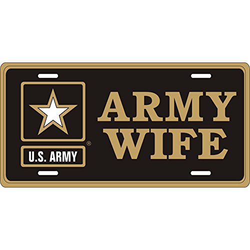 Honor Country Army Wife License Plate, Army Star