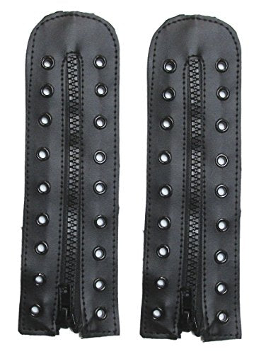 Military Uniform Supply 9 Hole Boot Zippers - PAIR - CLEARANCE!