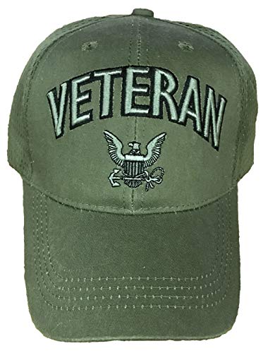 Eagle Crest U.S. Navy Veteran Olive Drab Hat